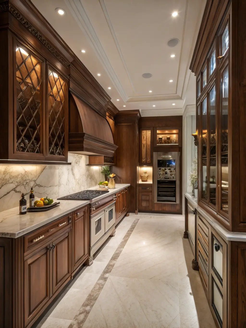 A modern kitchen with newly installed white cabinets, granite countertops, and stainless steel appliances, showcasing a recent kitchen remodeling project by Dr. Florida Solutions INC.